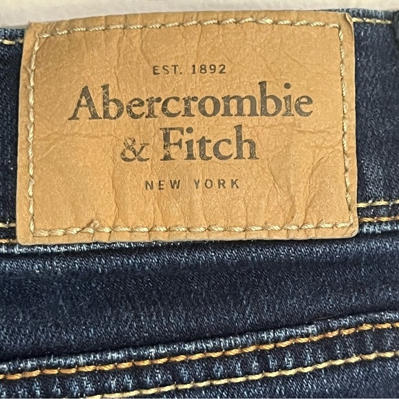 Women’s Abercrombie & Fitch Ankle Length Dark Wash Skinny Jeans Size 6 - Picture 11 of 14